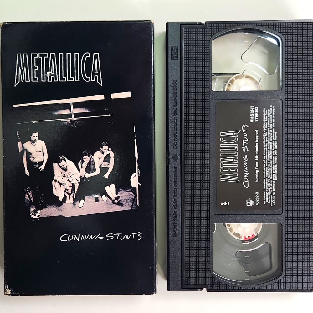 METALLICA CUNNING STUNTS VHS 1998, 140 Min